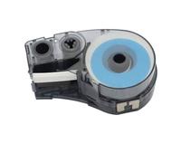 PrecisGear Nastro for etichette nero su bianco 12,7 mm x 6,4 m compatibile con le stampanti portatili for etichette BMP21-PLUS BMP21-Lab M21-500-488(1pcs)