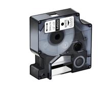 PrecisGear Nastro laminato da 12 mm compatibile con le stampanti Label Manager 100 400 280 450D 220P D1 45013 45021 45010(12mm White on clear)