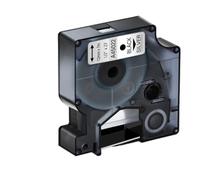 PrecisGear Nastro laminato da 12 mm compatibile con le stampanti Label Manager 100 400 280 450D 220P D1 45013 45021 45010(12mm Black on silver)