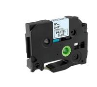PrecisGear Nastro laminato da 9 mm compatibile con le stampanti for etichette PT H110 D210 231 TZ 221 211 831 234 334(Pastel Blue)