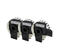 PrecisGear Rotolo di etichette termiche 29 mm x 30,48 m continuo DK-22210 DK22210 compatibile con stampante QL(3 Pcs)