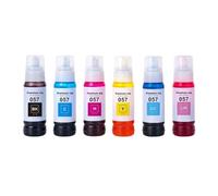 PrecisGear Water Based Bulk Ink Refill Compatible With 056 057 Ink For Inkjet Printers L8050 L18050(1PCS Y)