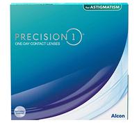 PRECISION 1 Toric Lenti a Contato Giornaliere, 90 Lenti, BC 8.5 mm, DIA 14.5 mm, CYL 0.75, Asse 100, -1.00 Diopt