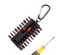 Precision Bit Kit - 22 Piece Set, Magnetic Driver Tips with Organized Case, Chrome Vanadium Steel Tools, Multi Function Repair Gear, for Electronics Maintenance Home Fixing Construction Projects