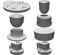 Precision Calibrator for Machine Vision and Z-Axis Touch Plate Alignment