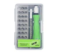Precision Computer Screwdriver Kit, 32-in-1 Magnetic Repair Tool Set, Portable Bit Driver for Electronics, Laptop, Tablet, Small Device Maintenance
