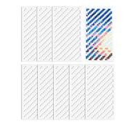 Precision Craft Ruler, Rhinestone Placement Tool Set, Alignment Guide with Accurate Feature, Sturdy Acrylic Craft Accessory, DIY Art Tool with Clear Marking, CrystalPainting for Hobby Studio Use