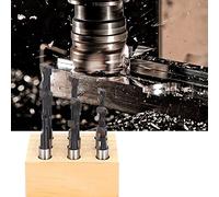 Precision Created 9pcs F1 F1 Cutter Noioso Cutter 3/8 Pollici Strumenti di Fresatura CNC Kit Set di Parti per il Tornio per Alte Prestazioni