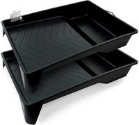 Precision Defined Vaschetta per Rullo Pittura Da 23 Cm (2 Pezzi), Vaschetta Plas