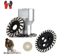 Precision Diamond Carving Wheel 30mm/40mm/50mm, High-Density Diamond Blade, Wet Dry Use Diamonds Carving Wheel with Removable Flange, for Angle Grinder, Tile Engraving (Flange+1.19"+1.97")