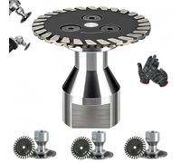 Precision Diamond Carving Wheel 30mm/40mm/50mm,Sintering Technology High-Density for Angle Grinder, Dry/Wet Cutting with Removable Flange, for Granite, Marble, Ceramic, Tile (1.18inch)