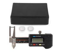 Precision Digital Caliper 0-25mm - Stainless Steel Electronic Micrometer w/ 0.01mm Resolution Jewelry Gemstone Measuring Tool (Battery Included)