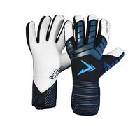Precision Elite 3.0 Guanti da portiere al quarzo 4 mm + impugnatura in lattice, per tutte le stagioni, taglio negativo Super Lite, taglio senza spalline o con lacci, 9