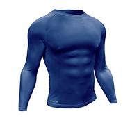 Precision Essential - Maglietta a Maniche Lunghe, Unisex, Taglia S, Colore: Blu Navy