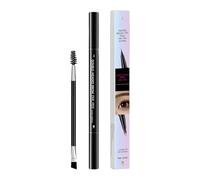 Precision Eyebrow Pen Double Ended Cosmetic, Natural Smudge Proof Makeup Extra, Beauty Tool with Modern Design, Essential Companion for Women Girls Daily Care Travel Work Holiday