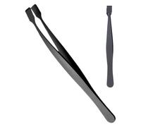 Precision False Lash Tweezers - Non Slip Eyelash Cluster Applicator | Professional Makeup Styling Tool, Stainless Steel Curved Tip, Travel Salon Accessory For Girls Women Lash Extension Defining