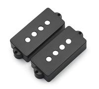 Precision For Aln-ico 5 Pickup for basso a 4 corde ad alto rendimento-11,5K for basso P con bobina in fibra grigia e filo smaltato marrone(Matt Black Cover)