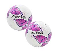 Precision Fusion FIFA Basic Training Ball 3 White/Pink/Purple/Grey 3 White/Pink/