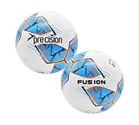 Precision Fusion FIFA Basic Training Ball 4 White/Cyan/Orange/Grey 4 White/Cyan/
