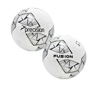 Precision Fusion FIFA Basic Training Ball 4 White/Silver/Black/White 4 White/Sil