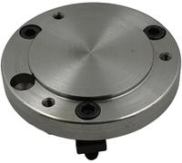 Precision MachEl - Piastra posteriore da 100 mm con perno MT2 per mandrino autocentrante - Adatto a tavole rotanti HV-4/HV-6, incavi da 70 mm inclusi