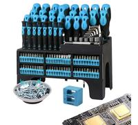 Precision Magnetic Screwdriver - Electronics Repair Tool for Delicate Device Maintenance | Compact Driver Set with Case featuring Magnetic Tips Ergonomic Handles and Versatile Bit Collection