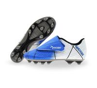 Precision Matrix Junior Fg - Scarpe da Calcio Unisex per Bambini, Blu, Bianco, Nero., 25 EU