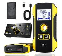 Precision Metal Detector Wall Scanner with Positioning Hole, 2026 New 3-in-1 Digital Wall Detector Scanner, Stud and Pipe Finder for Detects Inside Wire, Deep Metal, Water Pipe, Floor Joists (WD-01)