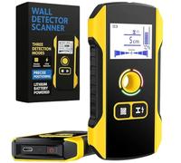 Precision Metal Detector Wall Scanner with Positioning Hole, 3-in-1 Digital Wall Detector Scanner, Magnetic Stud Finder Wall Scanner for Detects Inside Wire, Deep Metal, Water Pipe (WD-01)