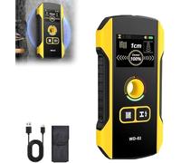 Precision Metal Detector Wall Scanner with Positioning Hole, 3-in-1 Wall Detector Scanner for Detects Inside Wire, Deep Metal, Water Pipe, Floor Joists, Exact Position Marking (1pcs)
