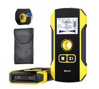 Precision Metal Detector Wall Scanner with Positioning Hole, 3-in-1 Wall Detector with Display, Stud and Pipe Finder for Detects Inside Wire, Deep Metal, Floor Joists (1Pcs)