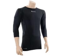 Precision Padded Baselayer Goalkeeper Junior Long Sleeve Protective Jersey Nero M