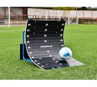 Precision PLAY Skills Trainer Rampa Rebounder Net Football Training Rebound, Pass, Volley e Chip Function, pieghevole e portatile, 110 cm di lunghezza