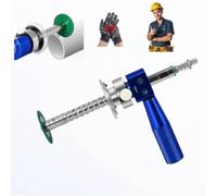 Precision PVC Internal Pipe Cutter Inside Tool With Diamond Cutting，Blue | adjustable power drill attachment set suitable for flush, tight spaces, and pipe repairs, features a handle, durable design