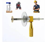 Precision PVC Internal Pipe Cutter Inside Tool With Diamond Cutting，Yellow | adjustable power drill attachment set suitable for flush, tight spaces, and pipe repairs, features a handle, durable design
