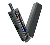 Precision Screwdriver Set - 31-in-1 Mini Repair Tool, acciaio e alluminio in lega | 15 x 3,7 cm Compact Ergonomic Driver Kit, Portable Electronics Computer Laptop Watch Eyeglass Repair Tool for Home