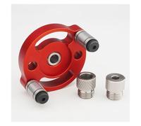 Precision Self-Centering Dowel Jig: The Ultimate Handheld Guide for Flawless 90° Straight Holes & Professional Wood Joints | Quick-Clamp Design for Cabinet & Panel (Red Set A)