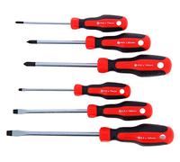 PRECISION-STEEL set 6 cacciavite: 3 crociformi/3 piatti