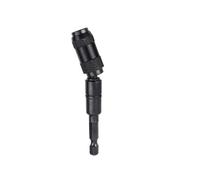 Precision Torque Transmission System | 1/4" Hex Full Contact Bit Holder with Impact-Ready for CR-V Steel Shank & Auto-Lock Quick-Change Sleeve for Zero Energy Loss Fastening (Black)