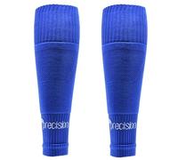 Precision Training Precision Plain PRO-Calzini Senza Piede Calcio, Royal, 7-12 Uomo