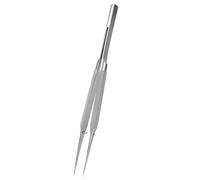 Precision Tweezers Repair Pointed Tweezer, 0.15mm Long Pointed Tip Anti Magnetic Hardware for Microscope Fingerprint Flyline Jewelry Soldering Crafting