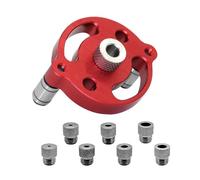 Precision Vertical Drilling Jig | Metal Woodworking Drill Guide & Hole Locator for DIY & Professional Wood Board Joinery (A Locator 8 Drills)