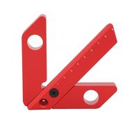 Precision Woodworking Measuring Tool, Angle Marker Center Finder for Versatile Dowel Drilling Guide and 45 Degree Line Drawing, Ensuring Accurate