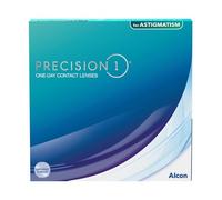 PRECISION1 Toric lenti a contatto | 90 pz |cil 0.75 | Asse 100 | -01.00 dpt