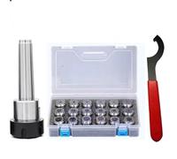 Precisione 0,015 Mm (A) ER SET ER20 ER25 ER32 ER40 Chiave A Molla Con Morsetto MT2 MT3 MT4 MTB MTA Set Portautensili Fresatura CNC(MTA3-ER20-15Pcs)