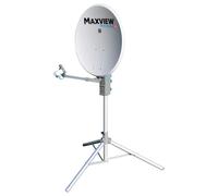 Precisione Id Portatile Satellite Sistema, 750mm Piatto, Doppio LNB -