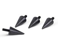 PrecisionGeek 1/4 20 UNC Acciaio Annerito Spike/Cono absorber per altoparlanti vite - 4 pz