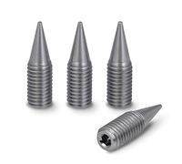 PrecisionGeek M10 L-35 Acciaio Inossidabile Spike/Cono absorber per altoparlanti vite + Presa esagonale 4pz