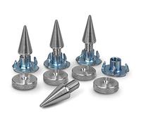 PrecisionGeek M6 alluminio Spike/Cono absorber per altoparlanti vite + piedino incluso artiglio dado 4pz