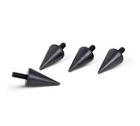 PrecisionGeek Spike Isolanti M8 per Altoparlanti HiFi - Coni Assorbenti in Acciaio Annerito - Riduzione Vibrazioni - Set da 4 Pezzi - Made in Europe